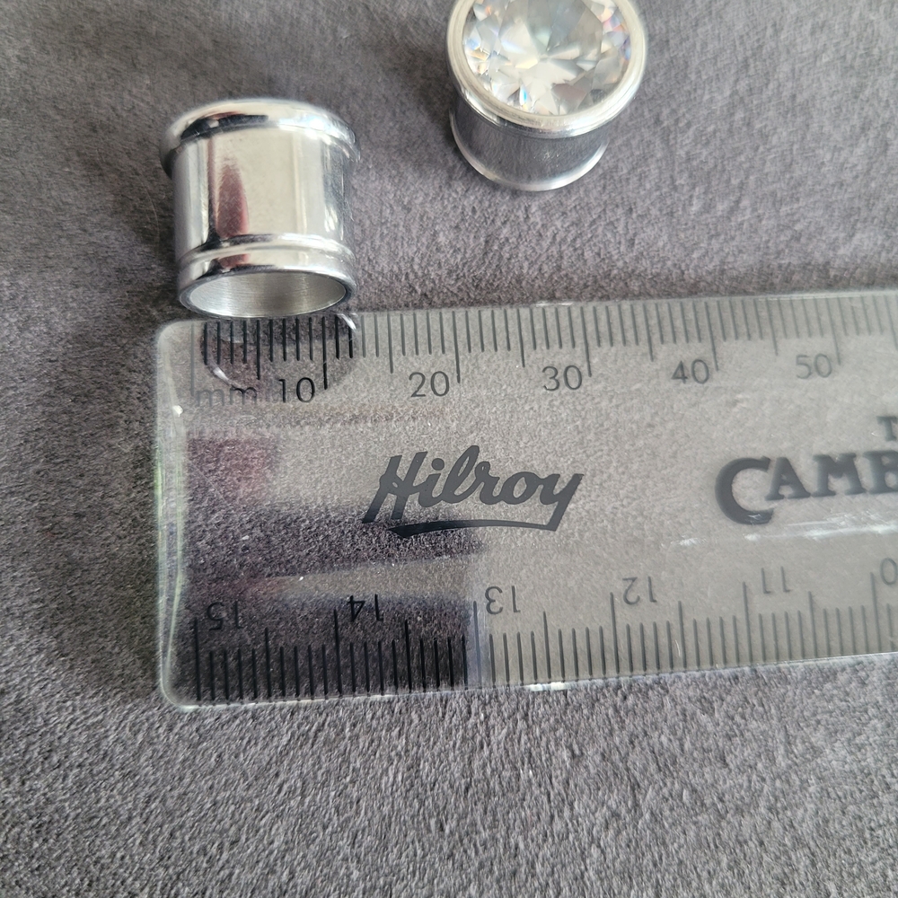 Crystal Plug 1/2 Inch - Picture 2 of 4